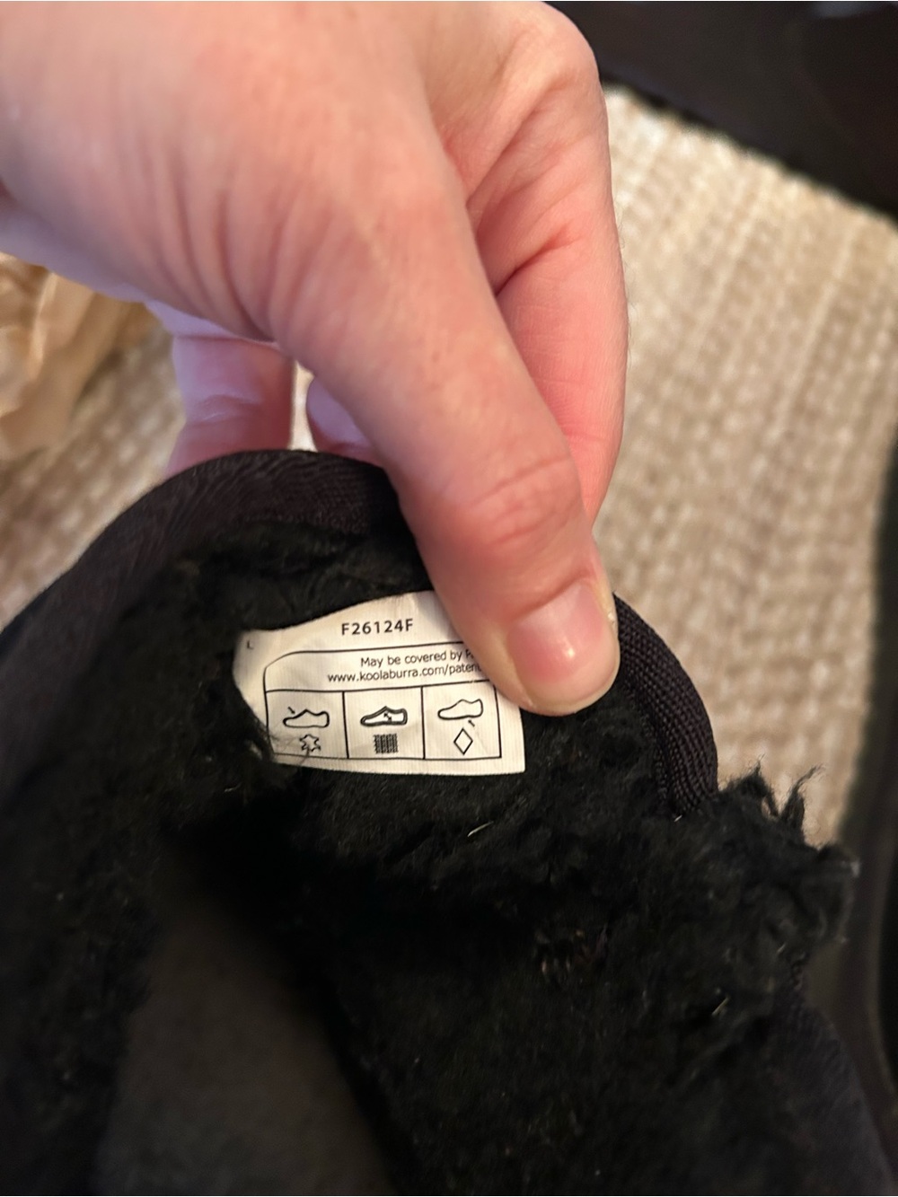 Koolaburra by UGG Victoria Mini Booties Black Suede Winter Bow Ankle Boots Sz 9 - Picture 8 of 9